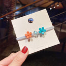 Gift Cute Hair Accessories for Women Girl Flower Petal Hair Ring Hair Tie Rope