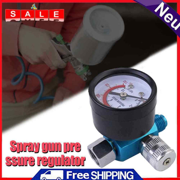 Spray Gun Adjusting the Air Pressure Regulator Pneumatic Meters Accessories