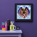5D DIY Diamond Painting Kits Full Round Drill USA Eagle Mosaic Home Decorat