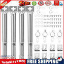 4pcs Telescopic Grill Inflamer Tube Grill BBQ Pipe Replacement Accessories