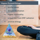 Orgonite Pyramid Peridot Chakra Healing Crystal Energy Generator Craft (C) Newly
