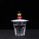 Reusable Silicone Cup Cover Heat Resistant Sealed Leakproof Cups Lid (D)