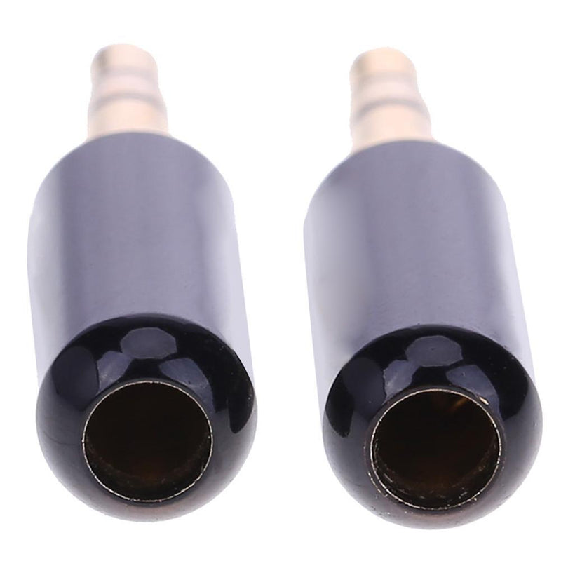 2pcs 3.5mm 3-Pin Male Audio Jack Plug Stereo Headphones DIY Socket Verbi