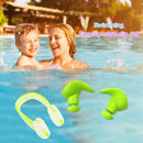 #A Soft Silicone Swimming Earplugs Nose Clip Comfortable Diving Surfing Nose Cli