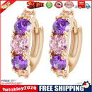 Zircon Earrings Hot Colorful Flower Ear Ring Ear Stud Ear Clip