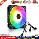 COOLMOON CPU Cooler ARGB 120mm 4 Pin Radiator PC Computer Case Cooling Fan Newly