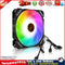 COOLMOON CPU Cooler ARGB 120mm 4 Pin Radiator PC Computer Case Cooling Fan Newly