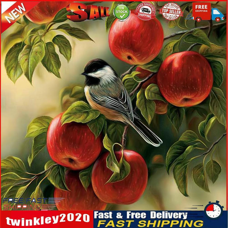 5D Square Diamond DIY Diamond Painting Fruit Bird Embroidery Cross Stitch Newly
