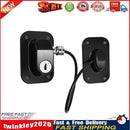 Infant Kid Security Window Limiter Baby Safety Furniture Door Lock (Black) Newly