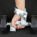 2pcs Gym Lifting Wrist Straps Anti-slip Hand Wraps for Powerlifting (Grey) Newly