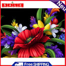 5D DIY Flowers Full Round Drill Diamond Painting Rhinestone Drawing Craft Art