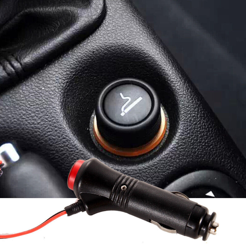 1PCS Universal Car Cigarette Lighter Black 12V 24V Lightweight Socket Plug Stec