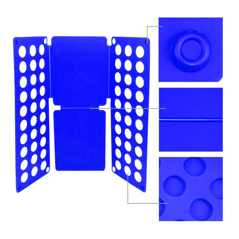 Laundry Folding Board Kids Adjustable Clothes Holder Organzier (Blue) Newly