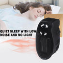 PORTABLE ELECTRIC HEATER UK PLUG IN WALL FAN HEAT SETTING 500W REMOTE CONTROL