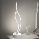 LED Table Lamp Modern Decorative Curved Bedside Light for Home Bedroom Part