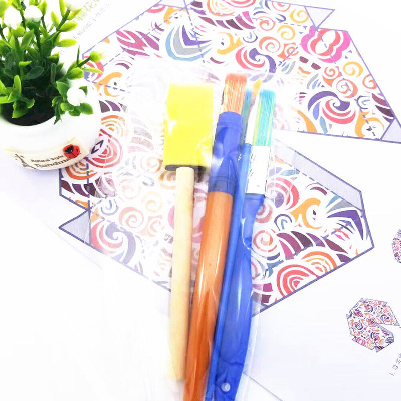Gouache Oil Painting Brush Graffiti Tool Plastic Sponge Brush Tool Ku