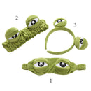 Makeup Wide-brimmed Elastic Hairbands Funny Frog Hairband Washing Headband