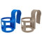 2pc Water Cup Hanging Holder Hook for Above Swimming Pool Side Shelf Blue