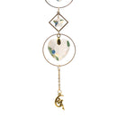 Crystal  Love Star Moon Metal Ring Hanging Home Car Pendant (25)