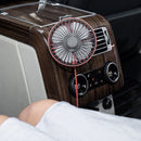 Car Accessories Colorful LED Summer Cooling Cooling Air Circulator Car Fan