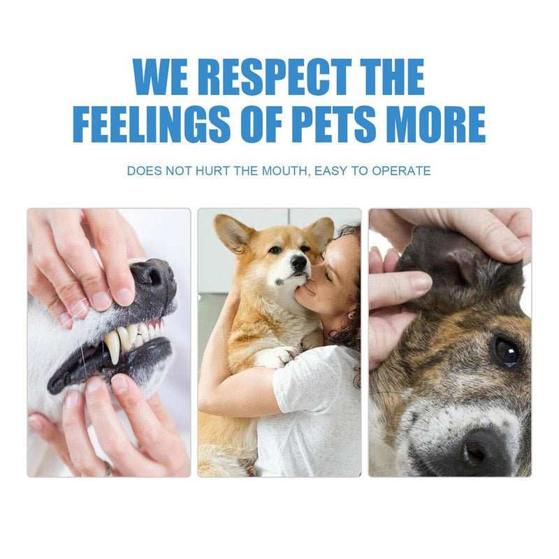 50Pcs/Box Dog Cat Puppy Dental Oral Teeth Cleaning Care Wet Wipe Pet Supplies_