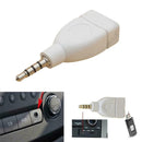 3.5mm Male Aux Audio Plug Jack To USB 2.0 Female Converter SH Adapter HOT Y8T9