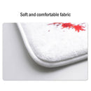 Halloween Bath Mat Bloody Footprint Scary Blood Bathroom Floor Pads Washable~