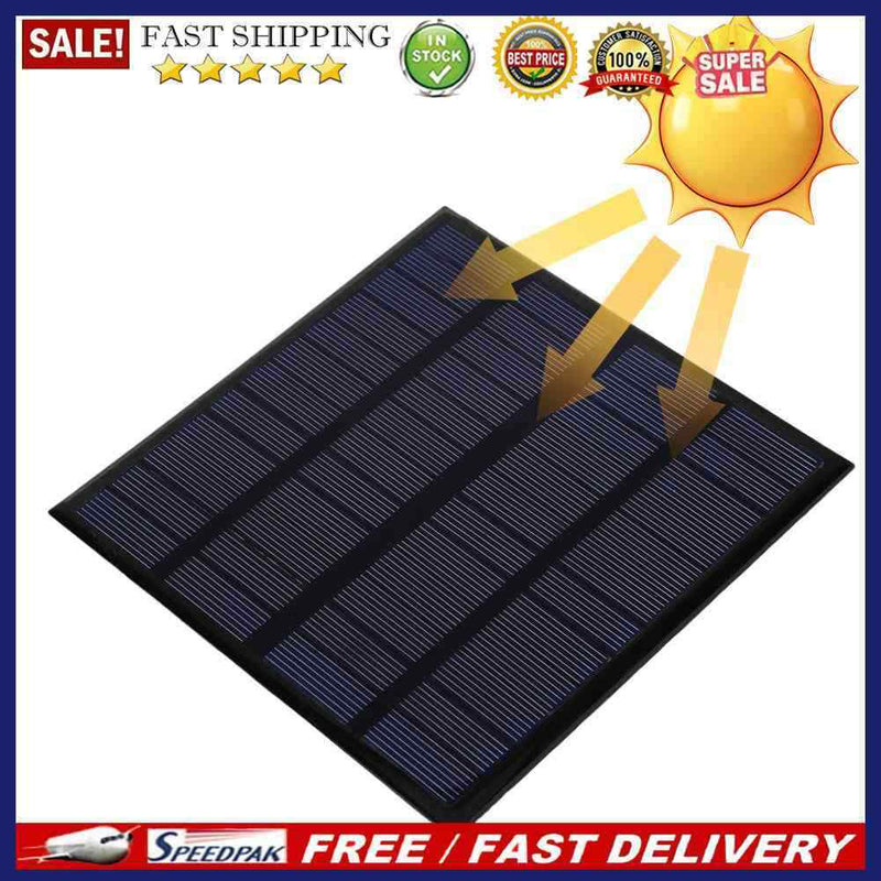 3W 12V 250mA A-Class Polysilicon Solar Power Panel Battery Charger Panel