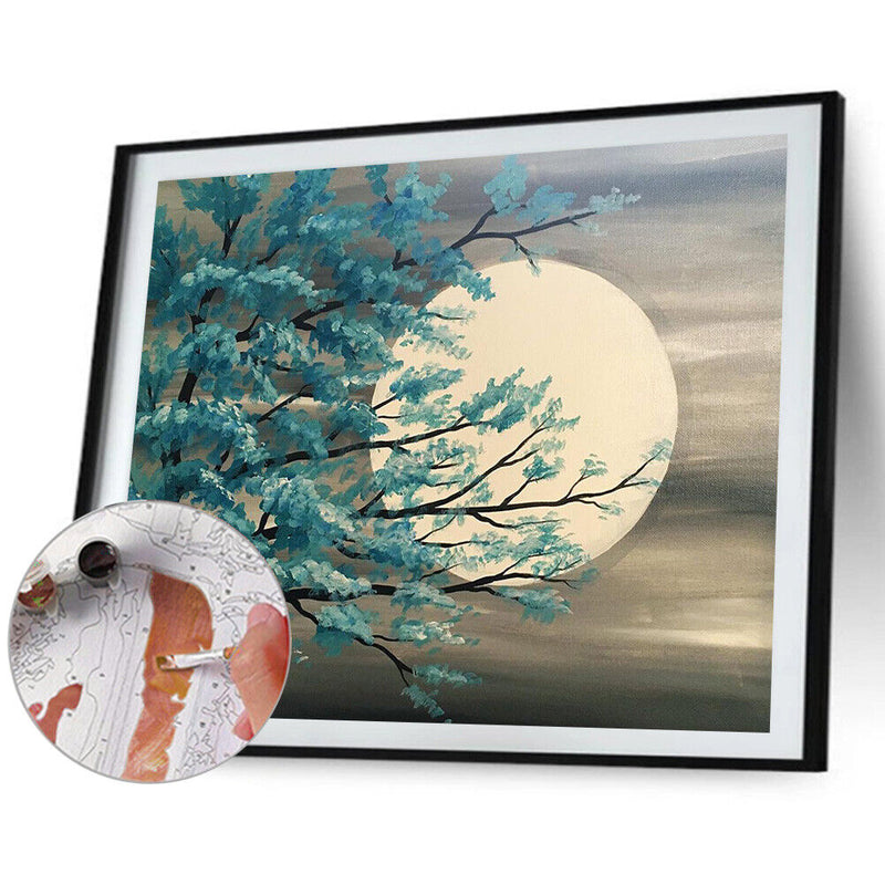 Digital Paint Scenery Painted By Numbers On Canvas Wall Decor M138