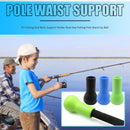 PU Fishing Rod Belly Support Holder Boat Fishing Pole Stand Up Belt (Green)