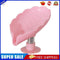 Leaf Shaped Soap Drain Holder Punch-Free Toilet Laundry Tray Gadgets (Pink)