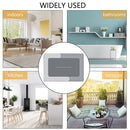 Water Absorption Non-slip Carpet Washable Floor Mat (Light Grey 40x60cm) Newly