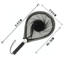 Alloy Mini Black Fishing Nets Outdoor Fish Tool Dip Net Fly Fishing Accessories