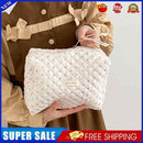 #A Korean Quilted Clutches Bag Zipper Diaper Bag Portable Large Capacity for Tra