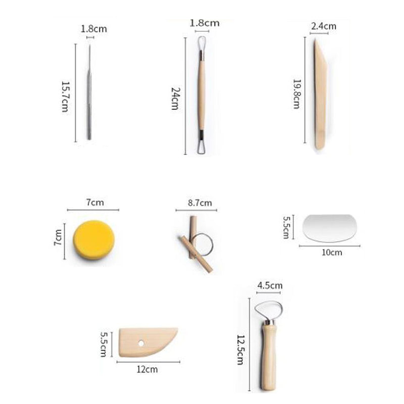 wood Sculpture Clay Tool Pottery Ceramic Tool Carving Cutter Needle Graver