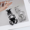 Hip Hop Rock Promise Adjustable Halloween Punk Spider Ring Simulation Animal