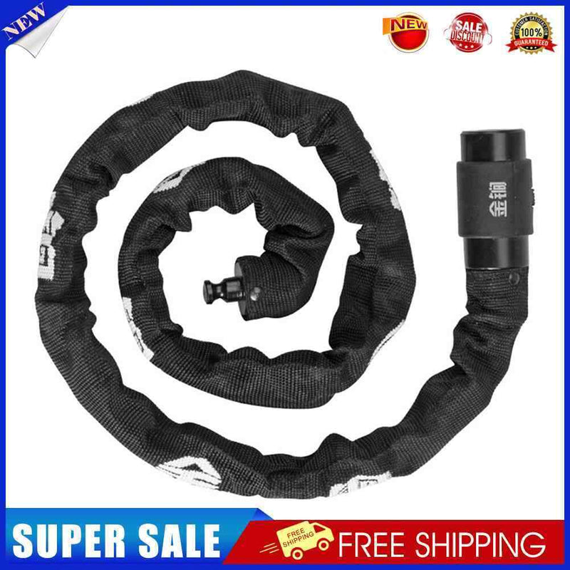 #A Security Anti-theft Lock with 2 Key Portable Motorcycle Cycling Bike Chain Lo