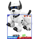 Electronic Dancing Smart Remote Control Robotic Patrol Dog Pets Toys White
