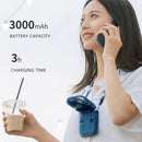 Mini Fan Portable Folding with Power Bank Desk Handheld Fan Air Cooler for Home