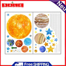 Planet Solar System Outer Space Wall Stickers Cartoon Mural Bedroom Room Decor