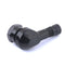 2pcs 90° CNC Aluminum Motorcycle 11.3mm Rim Tire Tyre Valve Stems(Black)