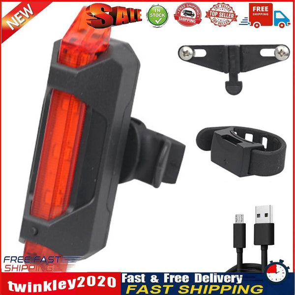 LED Taillight Waterproof Mountain Bike Rear Luggage Carrier Rack Lamp Red Newly