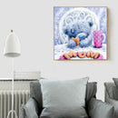 5D Diamond Painting Full Round Drill Happy Bear Rhinestone Modern Handmade Cr