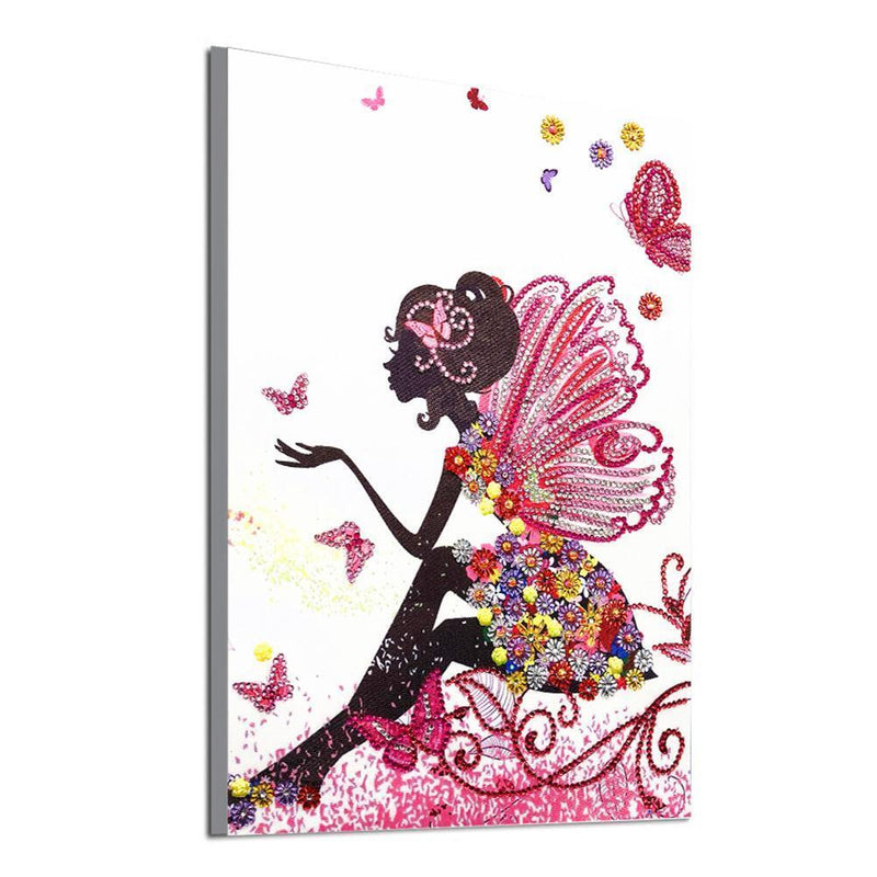 DIY Special-shaped Drills 5D Diamond Girl Painting Cross Stitch (r8043)