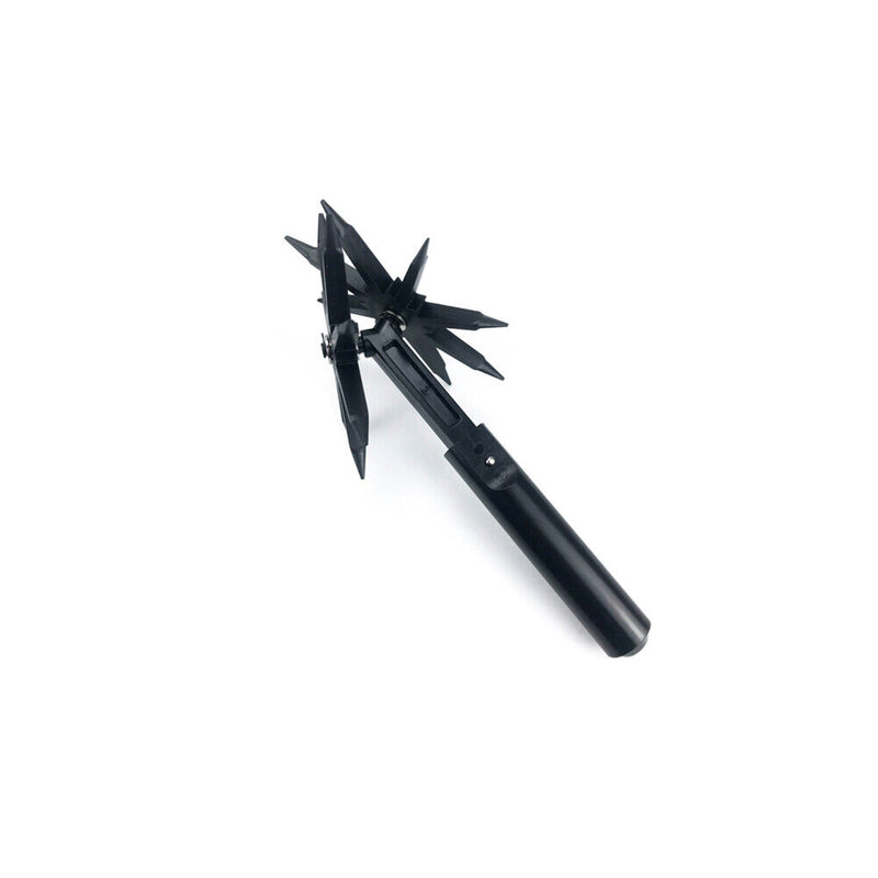 Portable Manual Soil Scarifier Turning Tool Lawn Garden Aerator Rotary Tiller