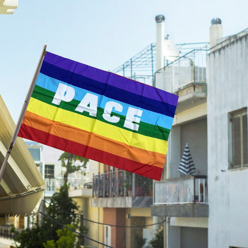 90 x 150 cm, rainbow flag without flagpole f? Interior and exterior decorations