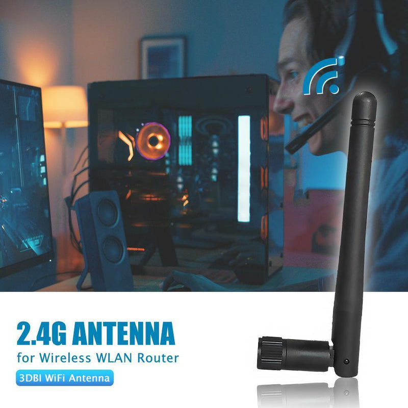 2/3 DBI WiFi Antenna SMA Male 2.4GHz 2.5GHz Dual Band Wireless Router Antenna