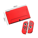 Soft Cover for NS OLED Game Console Protective Case Shell Protector (Red) Newly