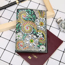 DIY Special Shaped Diamond Painting PU Leather Passport Protective Cover Newly