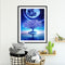 Frameless Painting By Number Moon Tree Reflection DIY Handmade Drawing On Canvas